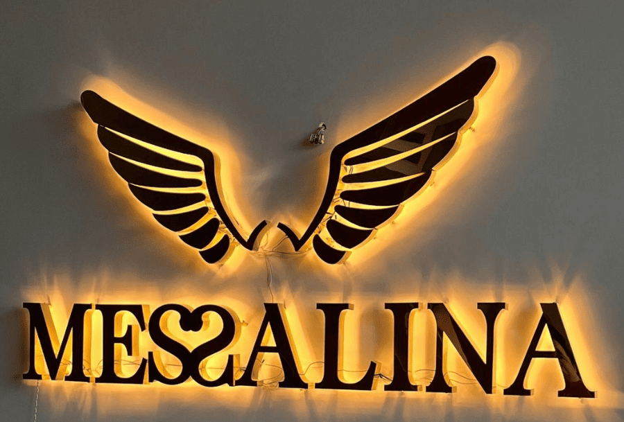 3d letter sign board